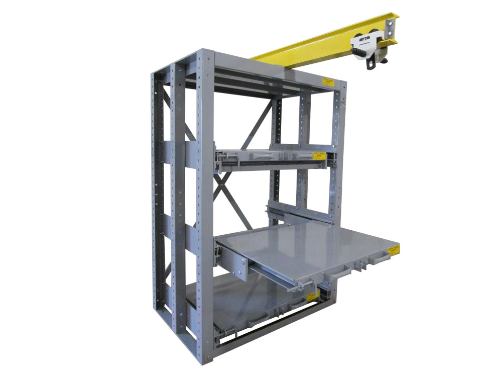 Glide-Out with Monorail Crane System